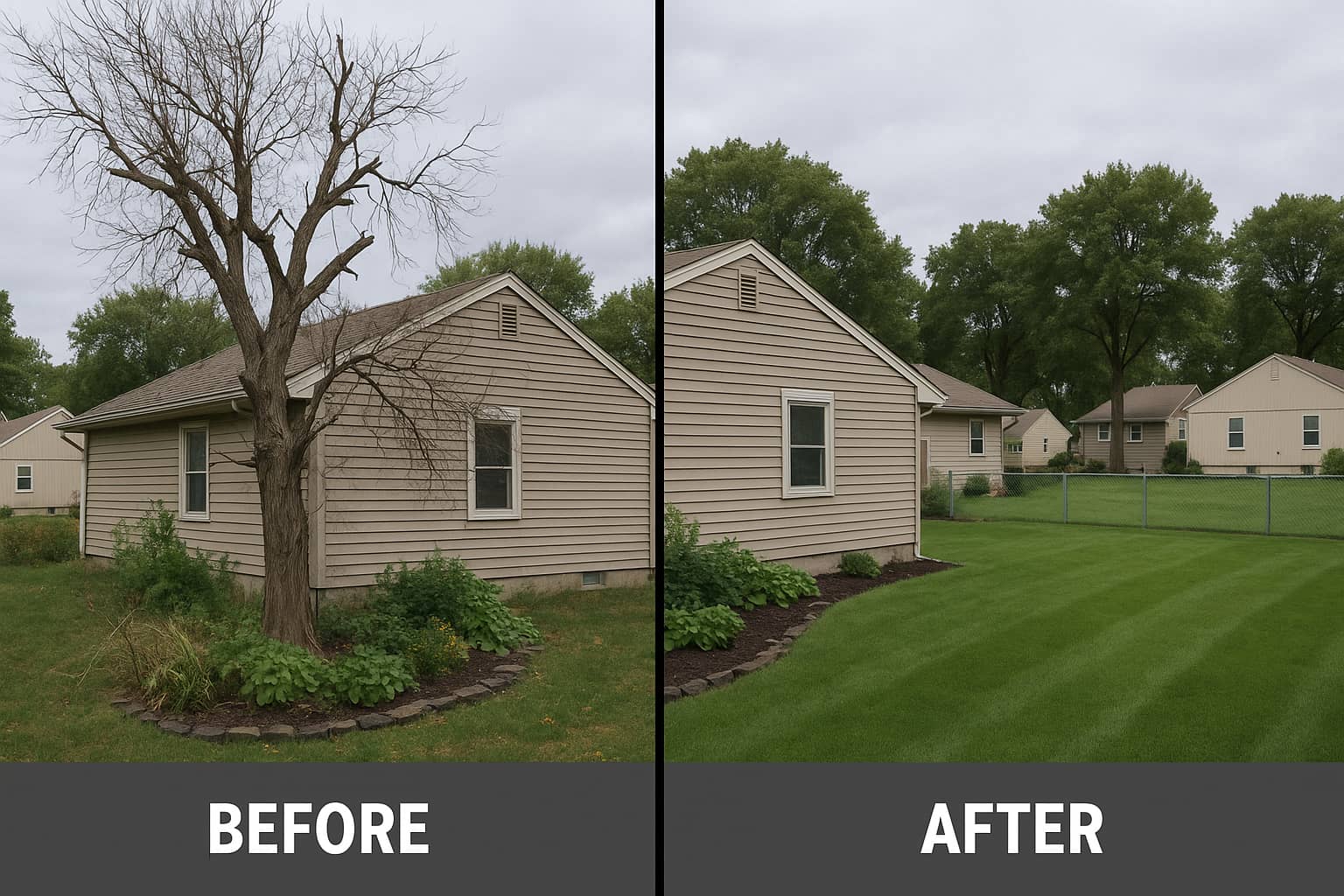 Backyard Tree Transformation